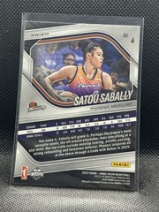 2025 Panini Prizm WNBA #4 Satou Sabally White Seismic Prizms