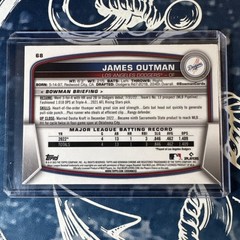 2023 Bowman Chrome – #68 James Outman Sapphire Rookie RC TTC1652