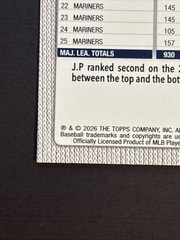 2026 Topps Series 2 J.P. Crawford #471 Black Diamante Foil /10 Seattle Mariners