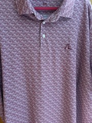 Men’s Rhoback Performance Polo Virginia Tech Lane Stadium XXXL