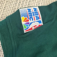 Vintage NBA All Star Weekend Shirt Mens Medium Green NBA Basketball Polo 90s
