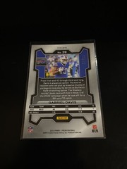 Gabriel Davis 2023 Panini Prizm Blue Ice Prizm /99 Bills 29 PWE