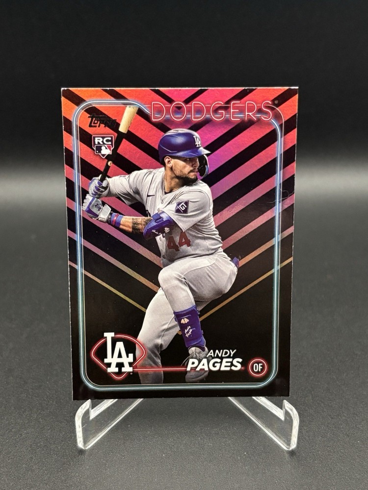 2024 Topps Update Series – Andy Pages #US221 Holiday Black and Orange RC