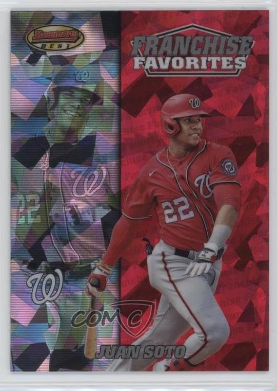 2020 Bowman&rsquo;s Best Franchise Favorites Atomic Refractor Juan Soto #FFA-JS 0v24