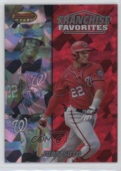 2020 Bowman&rsquo;s Best Franchise Favorites Atomic Refractor Juan Soto #FFA-JS 0v24