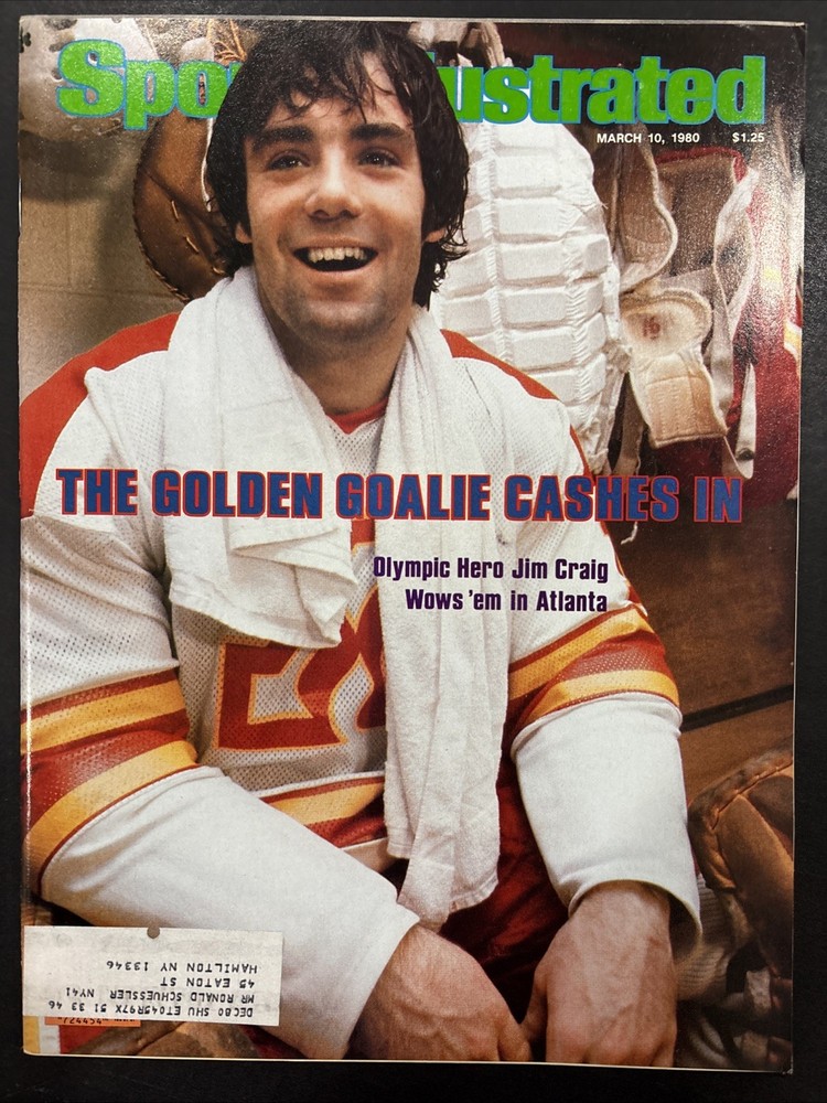 Sports Illustrated December March 10 1980 Jim Craig US Olympic Hockey Team