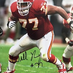 WILLIE ROAF Signed KANSAS CITY CHIEFS 8×10 PHOTO