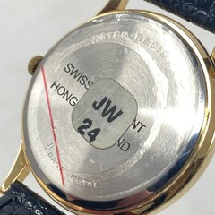 Wittnauer Oakland Univeristy Mens Watch 33mm Gold Tone Swiss Leather New Battery