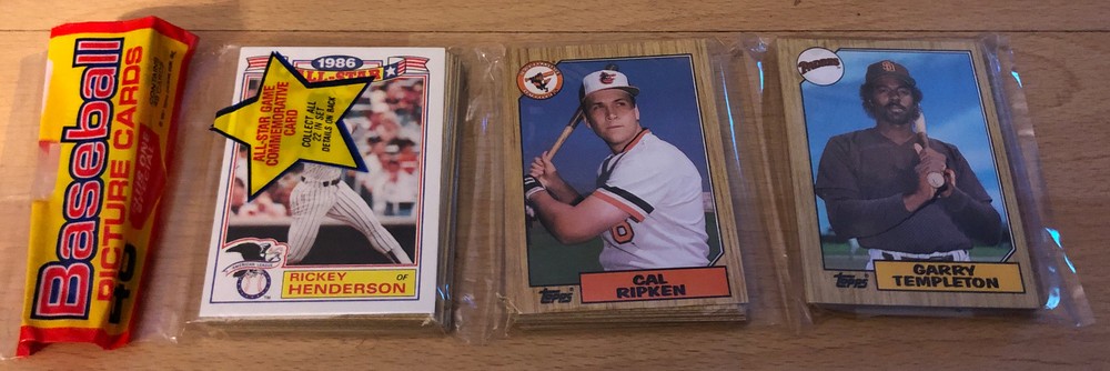 Rickey Henderson Cal Ripken Garry Templeton Steve Balboni Dale Sveum Billy Jo Ro