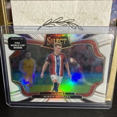 2025/26 Panini Select WORLD CUP SOCCER MARTIN ODEGAARD WHITE PRIZM 14/20 #242