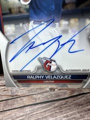 2023 Bowman Draft – Chrome Prospect Autographs Ralphy Velazquez #CDA-RV (AU, RC)