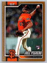 2026 Topps #474 Joel Peguero Gold #/2026