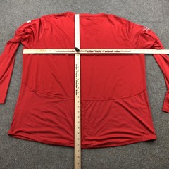 DC Defenders Shirt Mens 3XL Red Long Sleeve Graphic Performance Top UFL Football