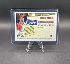 2026 Topps Series 1 Topps Profiles Corbin Carroll #TP-6 Arizona Diamondbacks