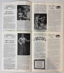 Lot of 18 Vintage « The Grapevine » Vol. 9 Florida Wrestling Programs (1986) RARE!