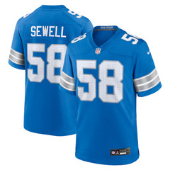 NWT Men&rsquo;s Penei Sewell Black 2nd Alternate Game Jersey – All Stitched