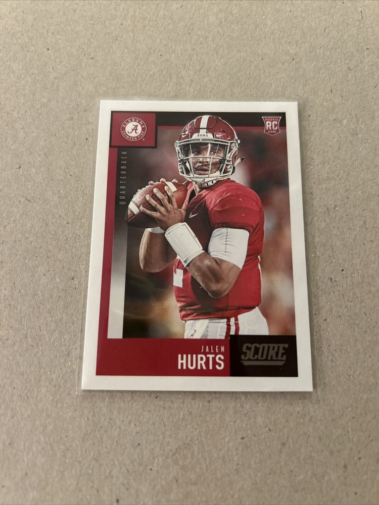 🟠2020 Score Rookies #394 Jalen Hurts (RC) Philadelphia Eagles Football Card