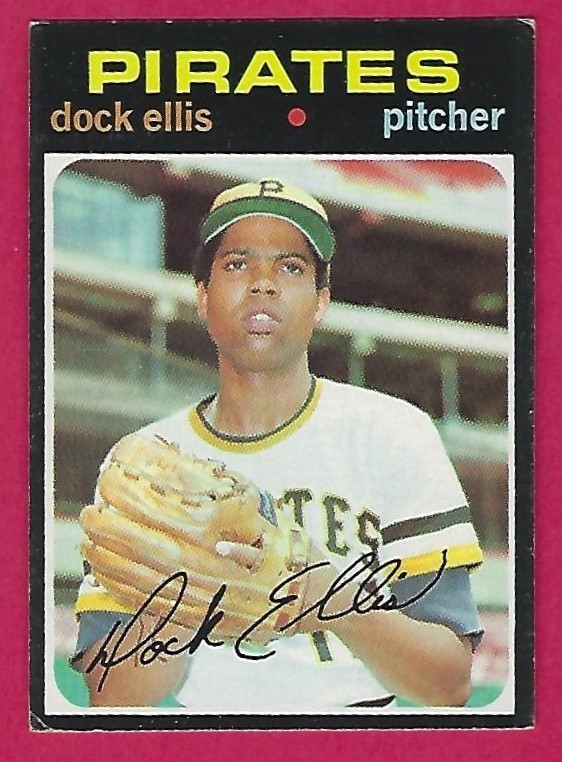 1971 Topps Dock Ellis # 2 Pittsburgh Pirates