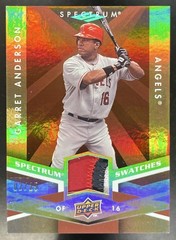 Garret Anderson /25 Patch 2009 Upper Deck Spectrum Swatches Jersey #SS-GT Angels