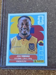 2026 Panini FIFA World Cup Soccer Sticker US Edition # ECU 14 John Veboah