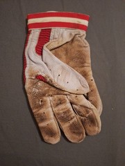 ELLIS BURKS COLORADO ROCKIES Game Used Batting Gloves 2 JSA CERTS D 5677 D 5678