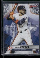 2025 Bowman&rsquo;s Best #50 Carlos Correa Lazer Refractors #/350