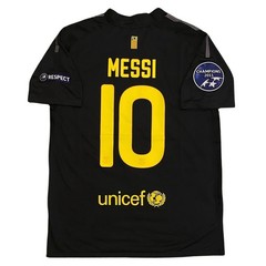 FC Barcelona 2011/2012 UEFA Champions League away Black jersey – Messi #10 shirt