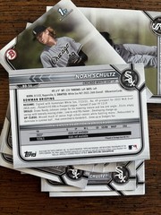 15x 2022 Bowman Draft NOAH SCHULTZ 15-CARD RC LOT WHITE SOX #BD-56