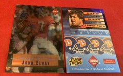 John Elway 1996 Collectors Edge Quantum Motion Denver Broncos 8 Foil Stanford