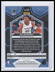 2023-24 Panini Mosaic – GG Jackson II – Green Fluorescent Rookie #10/10