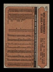 1972 Topps #627 Moe Drabowsky Cardinals VG-EX+ *9s
