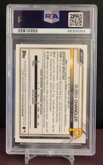 2021 Bowman Draft Chrome Bubba Chandler Sky Blue Refractor PSA 9 #BDC-41 RC