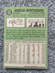 1967 Topps Aurelio Monteagudo #453 EX-EXMINT or Better