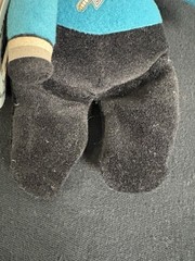 SJ Sharkie San Jose Sharks mascot stuffed plush 7 inches tall RARE 93&prime; free ship