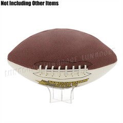 US 3pcs Acrylic Clear Ball Display Stand Rugby Basketball Football Soccer Holder