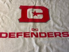 DC DEFENDERS UFL FOOTBALL NEW RALLY TOWEL
