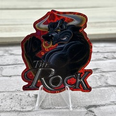2000 WWF Wrestling Vending Prism sticker The Rock Dwayne Johnson #7