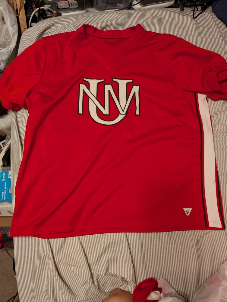 University New Mexico Lobos UNM Varsity Men&rsquo;s Cheerleading Uniform Top size 50