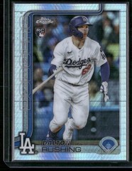2025 Topps Chrome Update #USC129 Dalton Rushing Prism Refractors