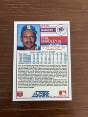 1988 Score #66 PHIL BRADLEY OF Autograph…eBay Standard Envelope