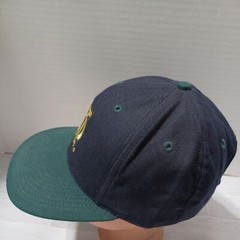 Vintage Navy Black/Green Bill Notre Dame New Snapback Hat University Square.