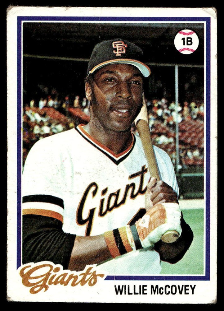 1978 Topps #34 Willie McCovey HOF San Francisco Giants Low Grade