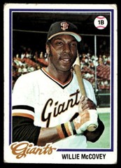 1978 Topps #34 Willie McCovey HOF San Francisco Giants Low Grade