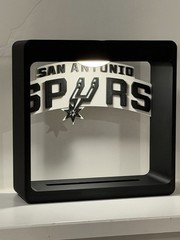 San Antonio Spurs Lighted Card Display – Fits PSA Slabs & One-Touch Card Holders