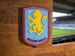 Aston Villa FC Crest 3D Wall Shelf Sign Football Man Cave