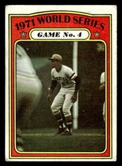 1972 Topps Baseball #226 World Series Game 4 VG *e3