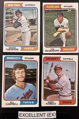1974 Topps Baseball Cards 501-660 (P-NM) – You Pick – Complete Your Set