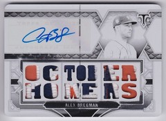 2022 Topps Triple Threads Alex Bregman Black White Whale Patch Auto 1/1 Astros
