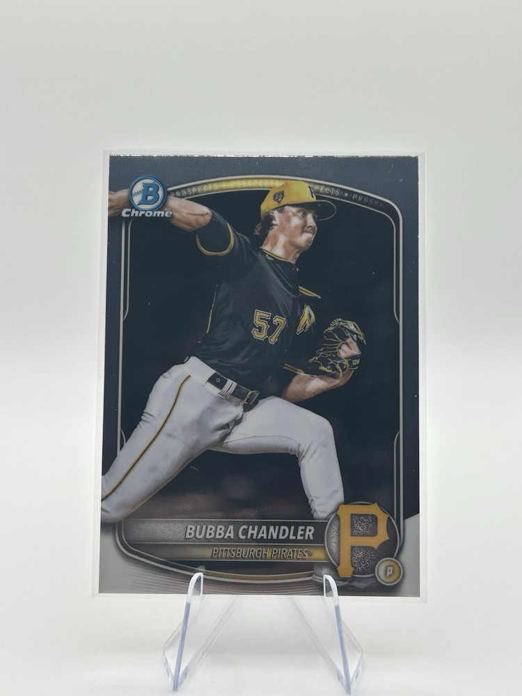 Bubba Chandler 2025 Bowman Chrome Prospects #BCP-171 Pittsburgh Pirates