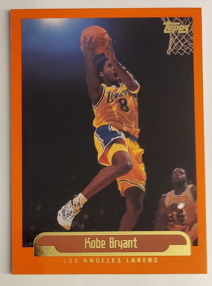 1999-00 Topps GOLD KOBE BRYANT Orange Border Los Angeles Lakers # 125